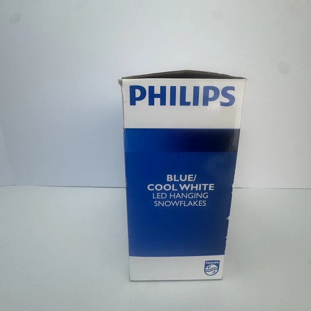 PHILIPS 2011 CHRISTMAS SNOWLAKES LED STRING LIGHT SHOW~TWINKLE FADING 8 FUNCTION